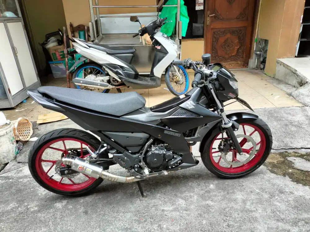 Suzuki Satria FU FI tahun 2016 mesin halus segel