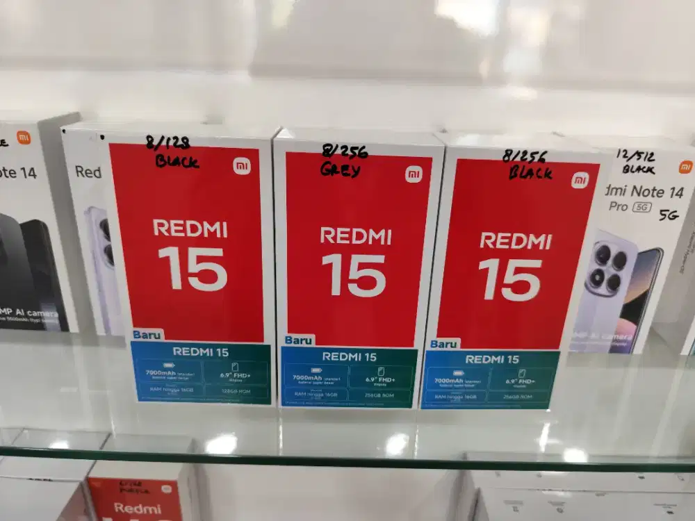 Redmi 15 New,HARGA PROMO,Garansi Resmi 15 Bulan,Bisa COD