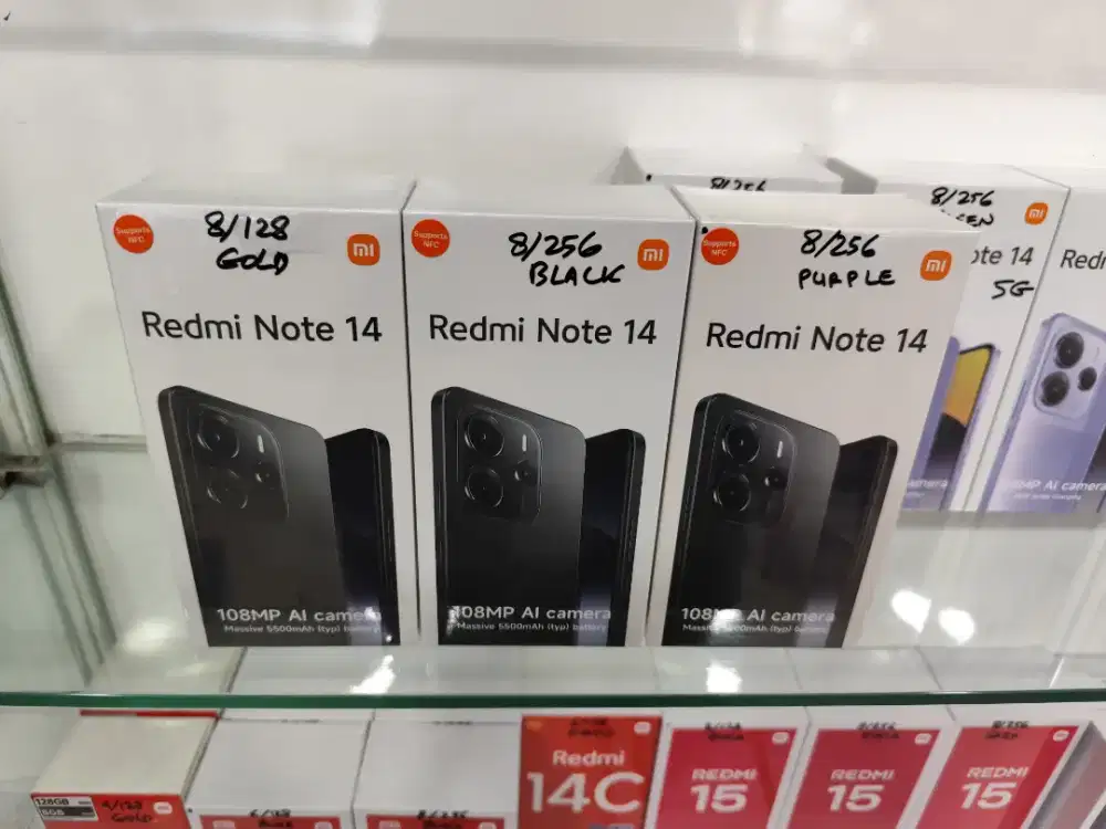 Redmi Note 14 4G New,HARGA PROMO,Garansi Resmi 15 Bulan,Bisa COD