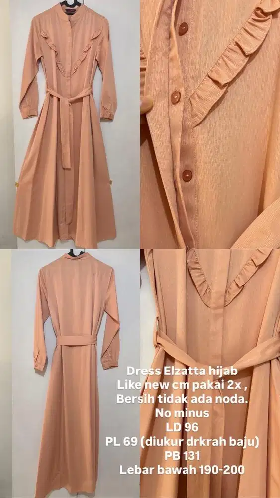 Dress elzatta hijab size : s