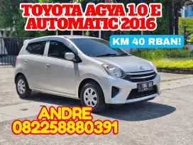 [KM 40 RBan!] Toyota Agya 1.0 E Automatic 2016