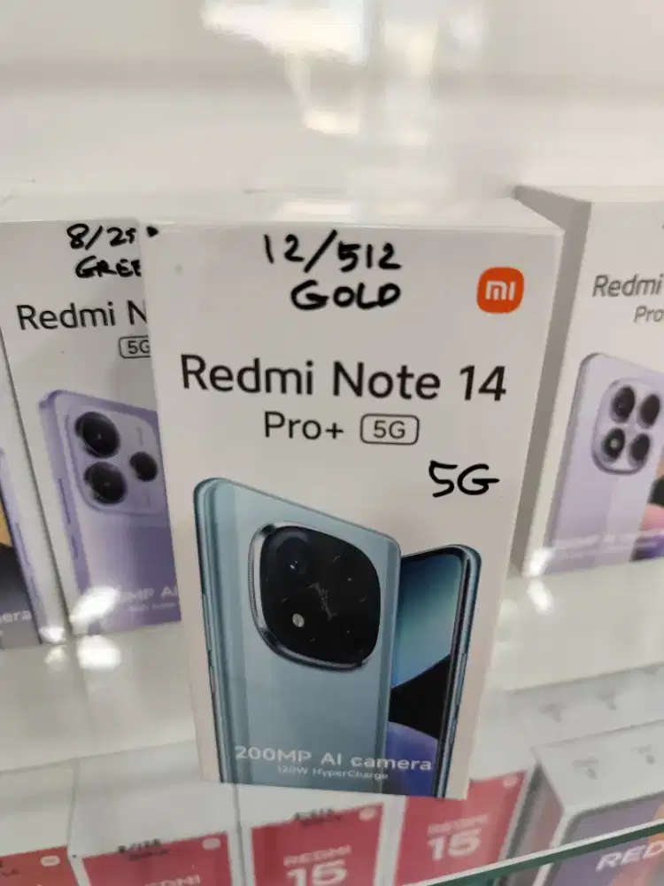 Redmi Note 14 PRO+ 5G New,HARGA PROMO,Garansi Resmi 15 Bulan,Bisa COD