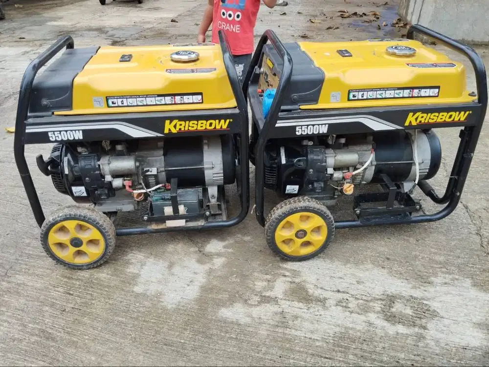 Menerima Mesin Genset Krisbow 5KVA Bekas Segala Kondisi