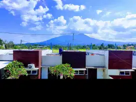 Rumah design modern minimalis view gunung salak siap huni