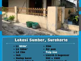 Rumah IMB dan SHM di Sumber Surakarta