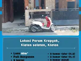 Rumah Siap Huni di Perumahan Krapyak Klaten