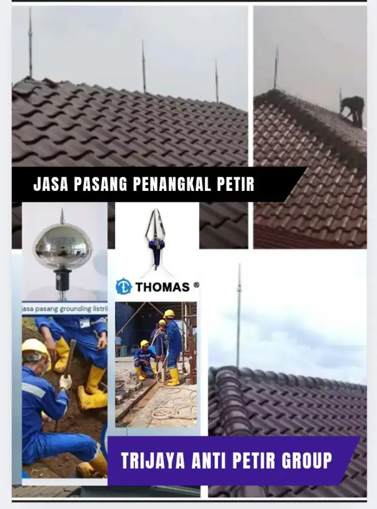 Spesialis ahli jasa pasang penangkal petir dan grounding mesin