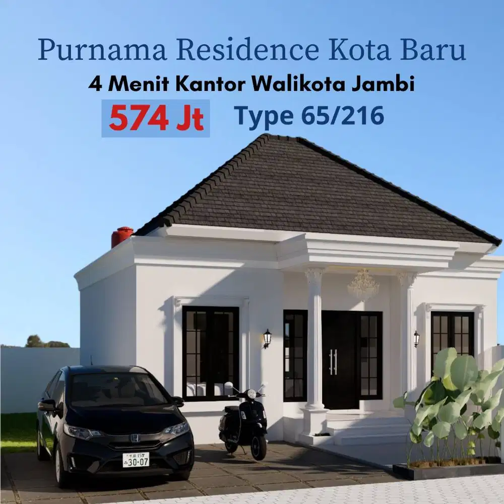 Rumah Purnama Kota Baru Jambi - Type 65