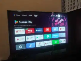 TCl android 32 inch lengkap baguss