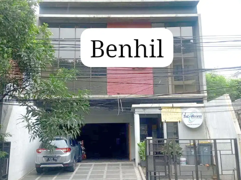 Jual Ruko kantor 4 lantai ada Lift bendungan Hilir jakarta Pusat