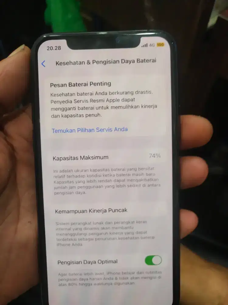 iphone 11 pro 64GB belom pernah service