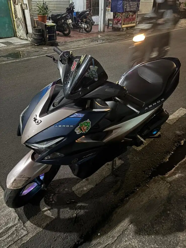 Jual aerox 2019 keyless ss lengkap