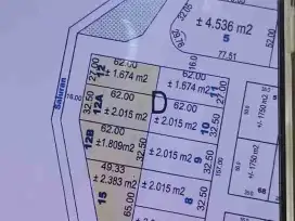 Dijual Tanah Kavling Kawasan Industri Candi Gatot Subroto 3000 meter Semarang