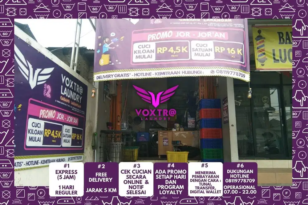 KEMITRAAN LAUNDRY VOXTRA CABANG LARANGAN CILEDUG BUKA LANGSUNG UNTUNG