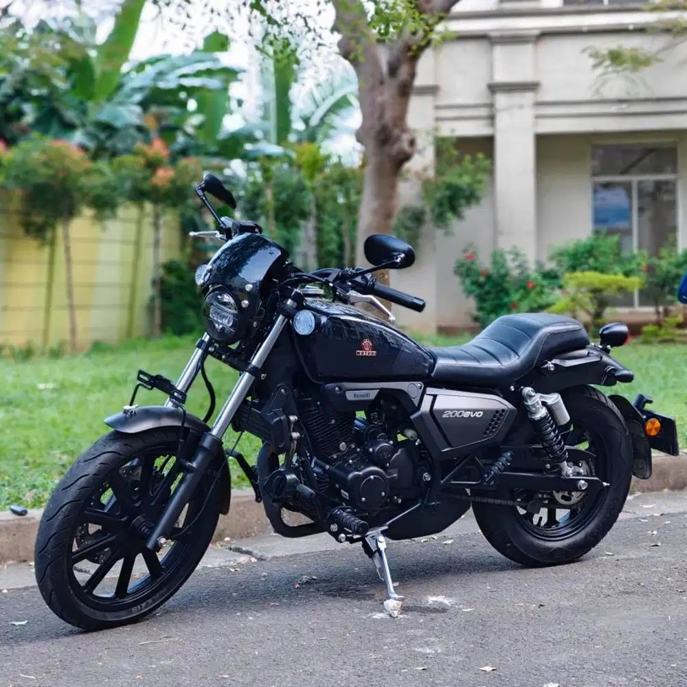 BENELLI MOTOBI 200 EVO HITAM 2024 KM 3K PAJAK PANJANG SUPER MULUS