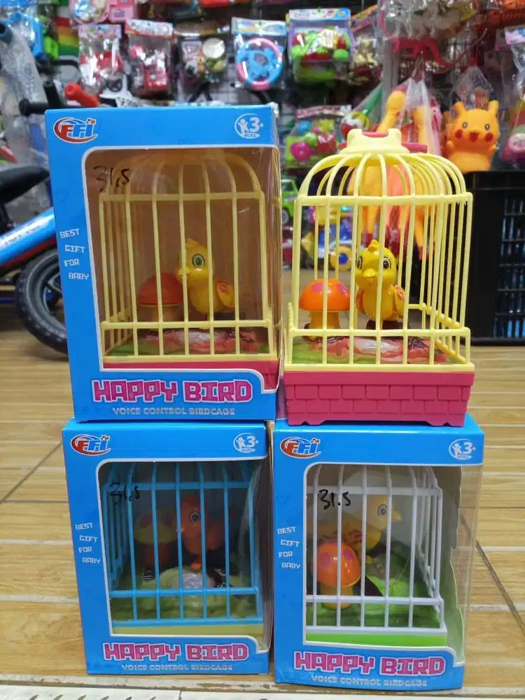 mainan anak sangkar burung