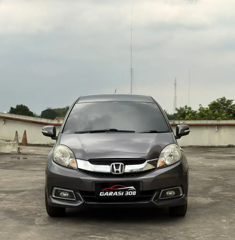DP 0% Honda Mobilio 1.5 E Prestige AT 2015 Abu Automatic Genap Cash