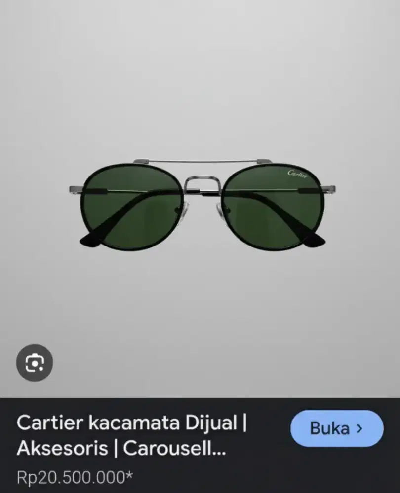 Kacamata Cartier Original (Harga Beli 20.5 Juta) - Jual Cepat 7 Juta