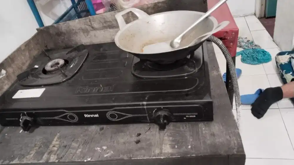 Kompor Rinai 2 tungku ex warung