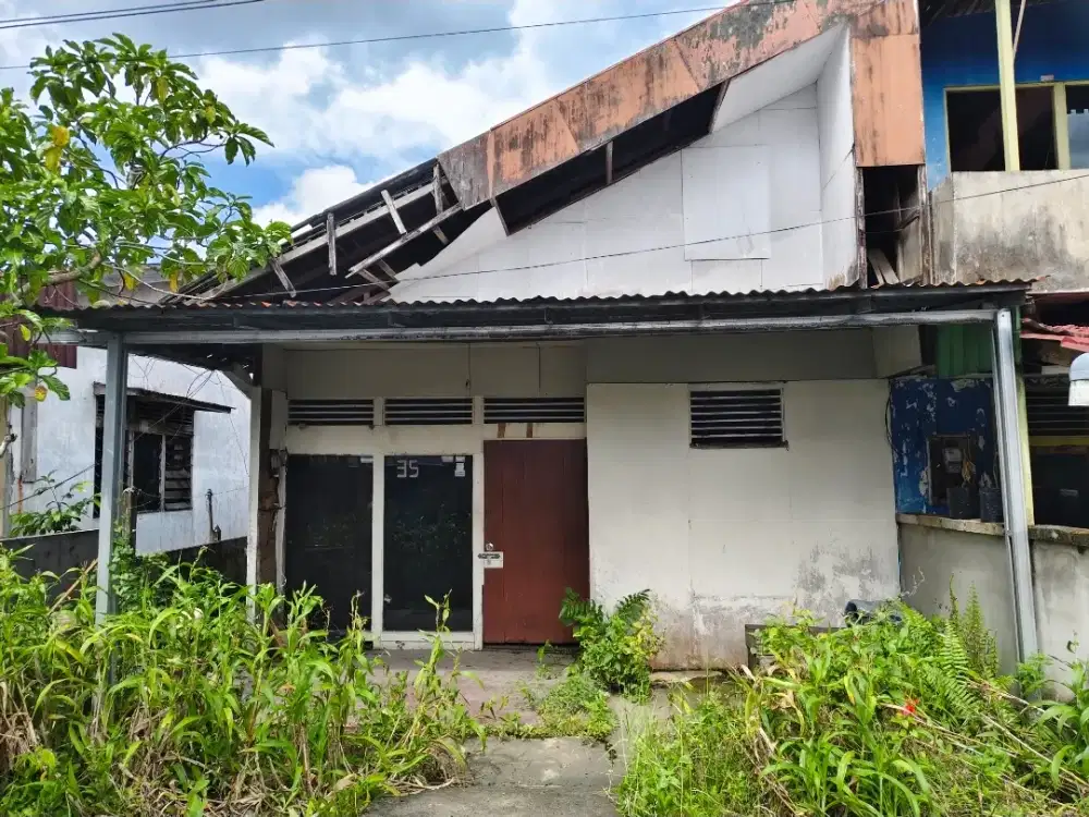 Beli tanah bonus rmh lama d jl tj Harapan (jl media) lokasi strategis