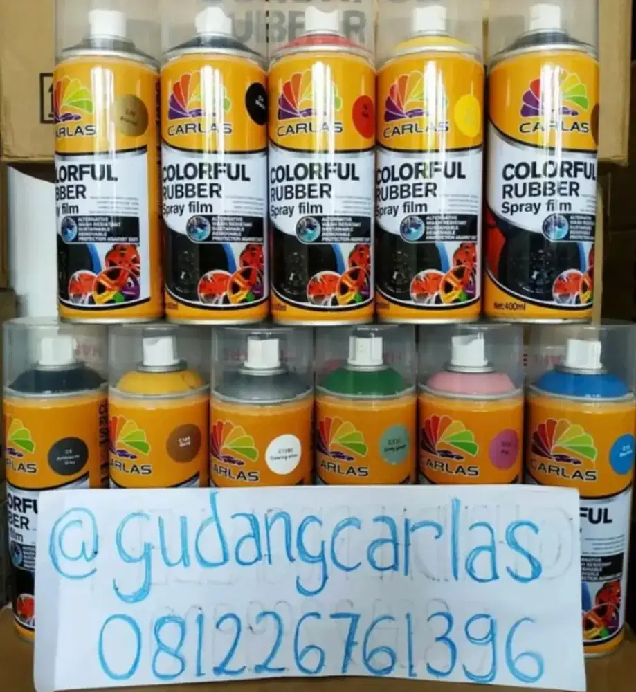 Carlas Rubber Paint (Cat Ajaib bosan Bisa Dikelupas)
