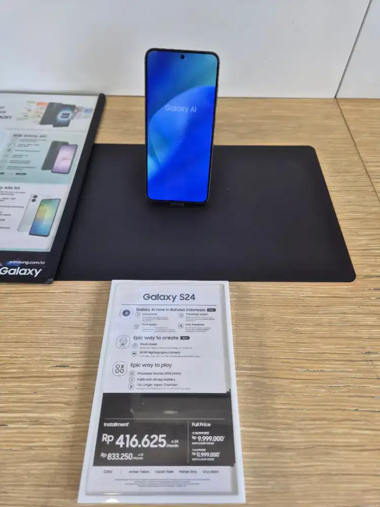 SAMSUNG S24 5G RAM 8 / 256 FREE HYDROGEL+CASE GARANSI RESMI SEIN 1TH