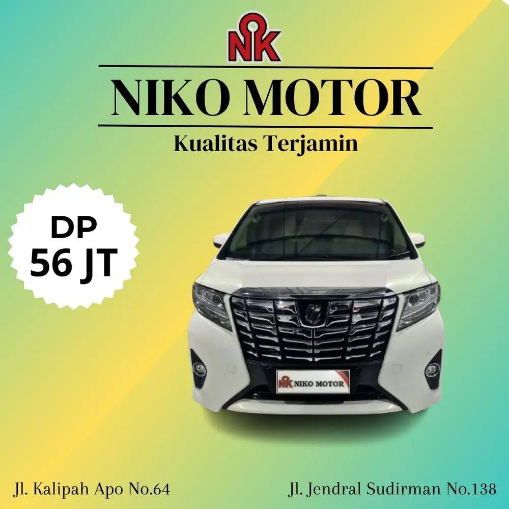 (ISTIMEWA) ALPHARD 2.5 G ATPM 2016 AT : 2015|2017
