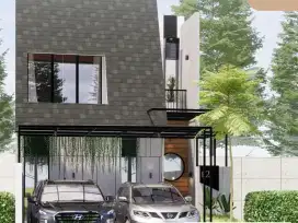 Rumah 2 Lantai di Yasmin Pusat Kota Bogor, Desain Tropical super strategis, Harga Termurah!