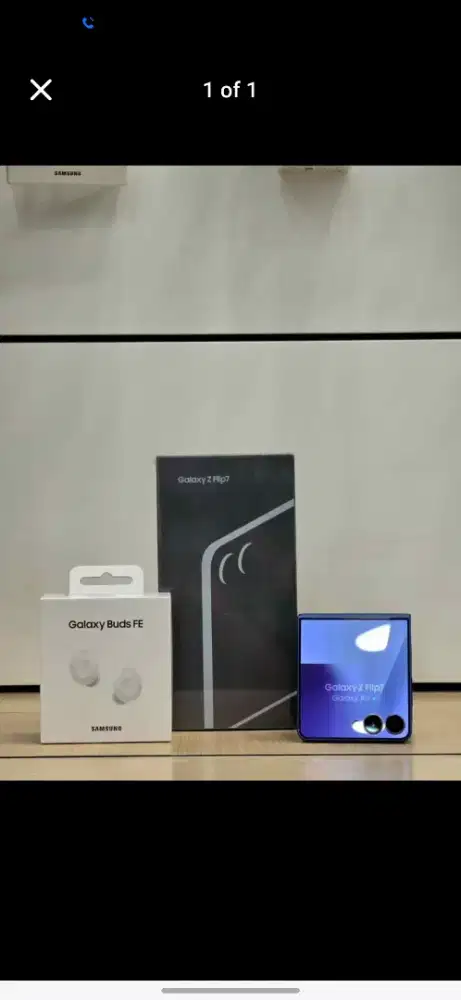 SAMSUNG FLIP7 FREE TV, BUDS FE, ADAPTOR