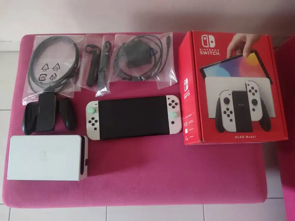 Nintendo Switch Oled White Fullset