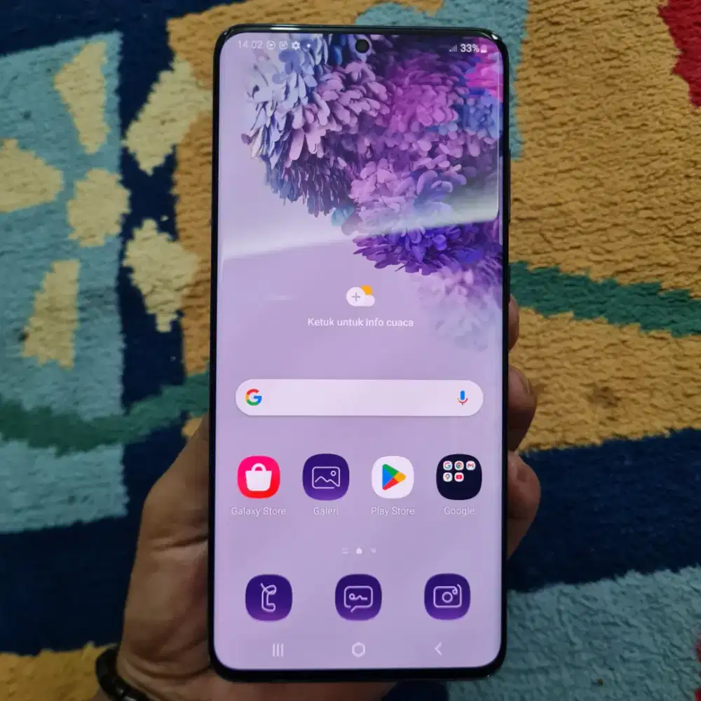 SAMSUNG GALAXY S 20 PLUS 8/128 SEIN SECOND RESMI