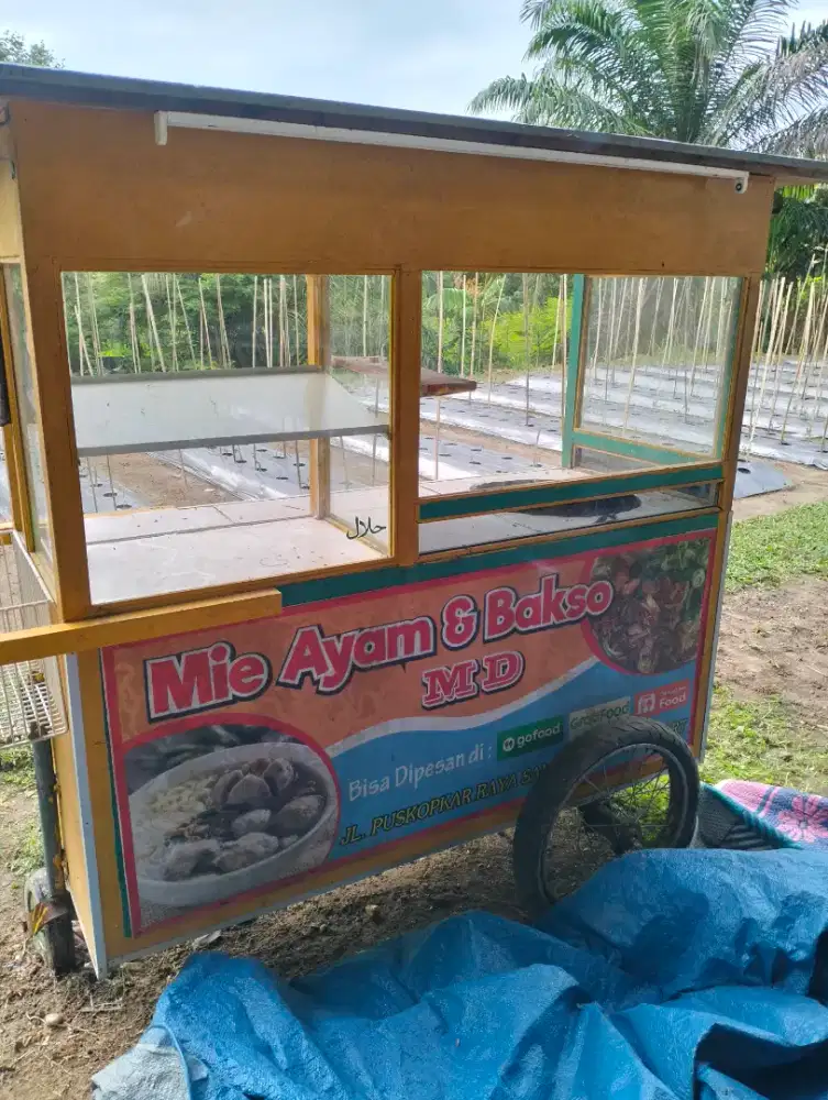 Dijual gerobak bekas jualan bakso/mie ayam