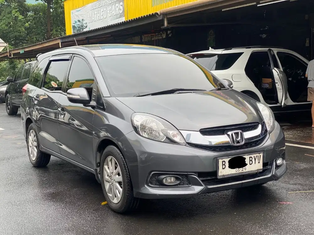 HONDA MOBILIO E CVT AT GREY 2014 TERMURAH‼️