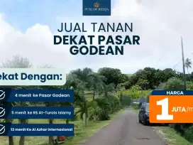 Tanah Murah Sleman Akses Jalan Lebar Dekat Pasar Godean