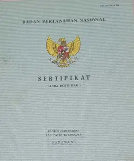 Jual/Gadai Tanah sawah
