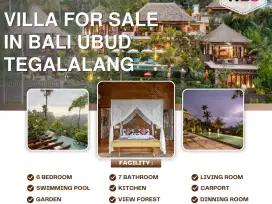 FOR SALE A BEAUTIFUL TRADITIONAL VILLA WITH SWIMMING POOL AT UBUD BALI