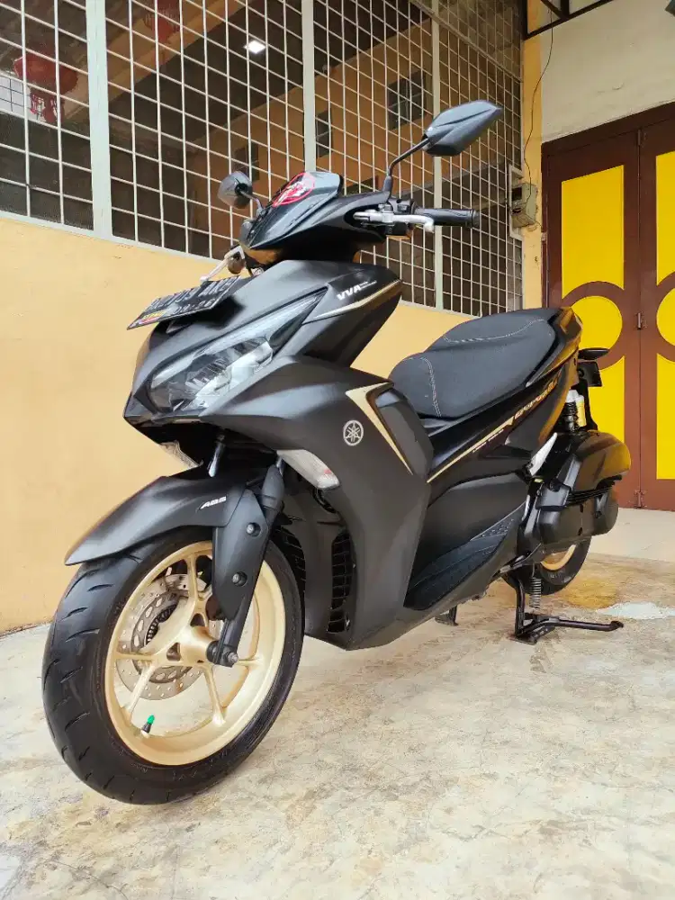 Yamaha Aerox / Aerox 155 2021 ABS Keyless, Black Premium Doff, Mulus.