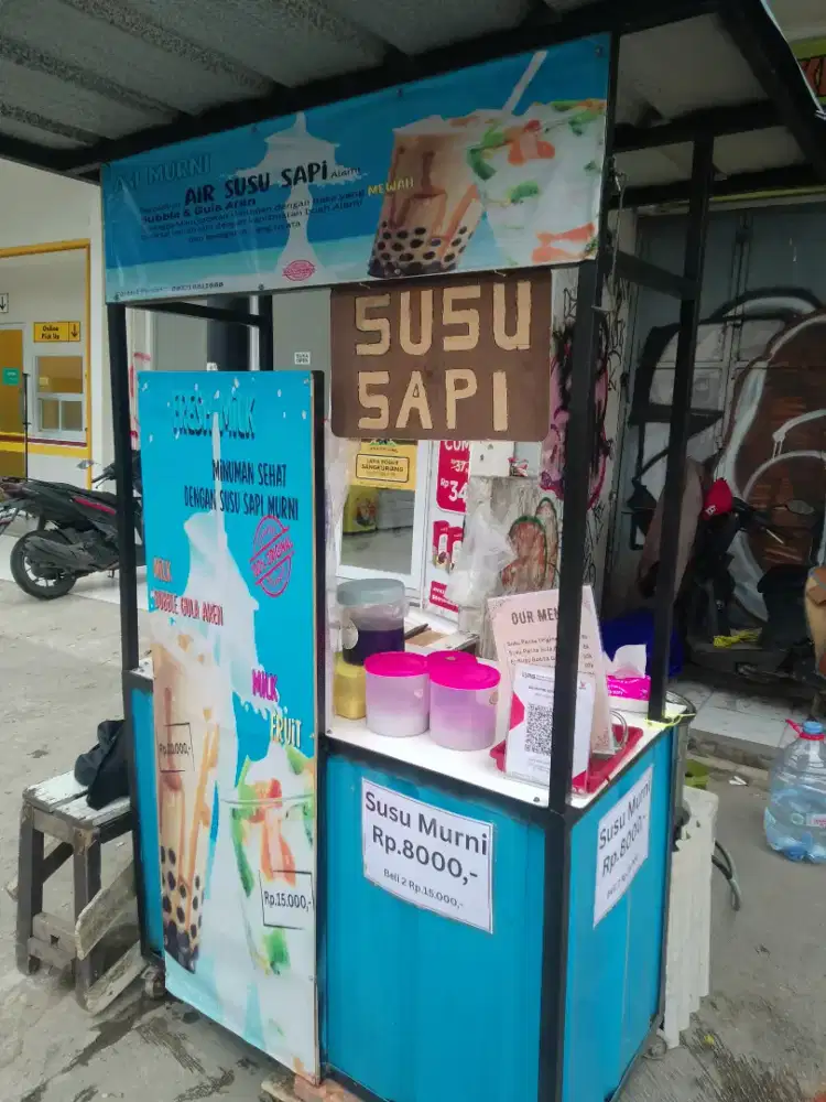 Dijual Gerobak bekas Jual Susu Murni