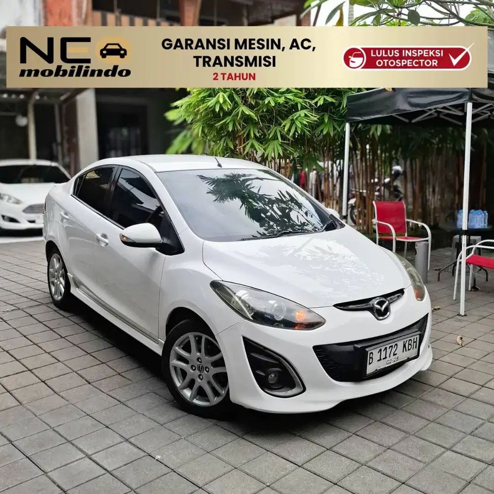 [ Angsuran 2 Jutaan ] MAZDA 2 RZ Sedan 2012 PUTIH