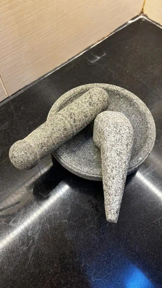 Cobek Batu 17cm Ulek
