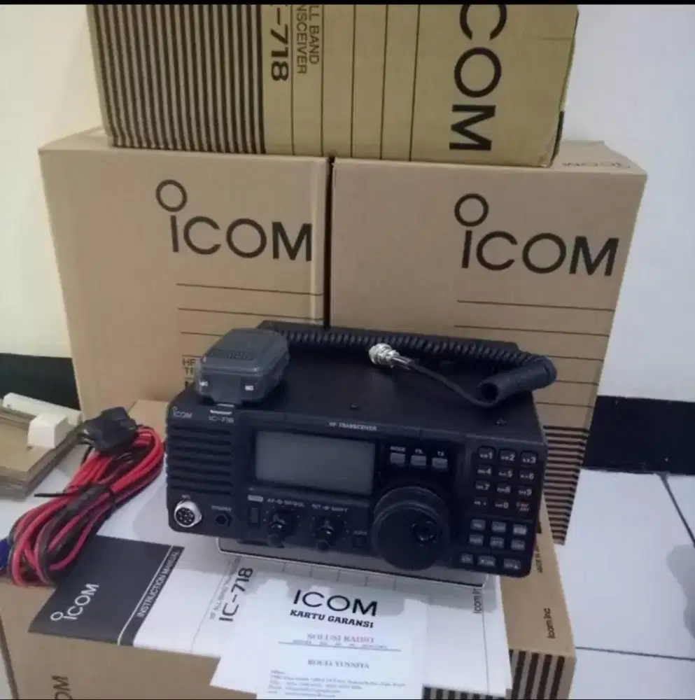 RADIO RIG SSB DAN HF ICOM IC 718 BARU ORI BERGARANSI