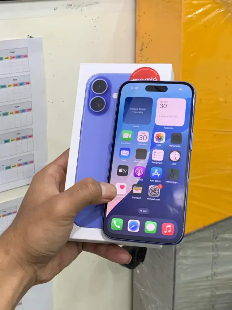 iPhone 16 128gb Blue Resmi iBox.
CC 27%