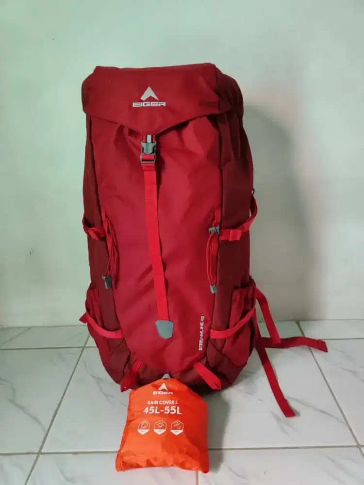 Eiger Streamline 45L + rain cover