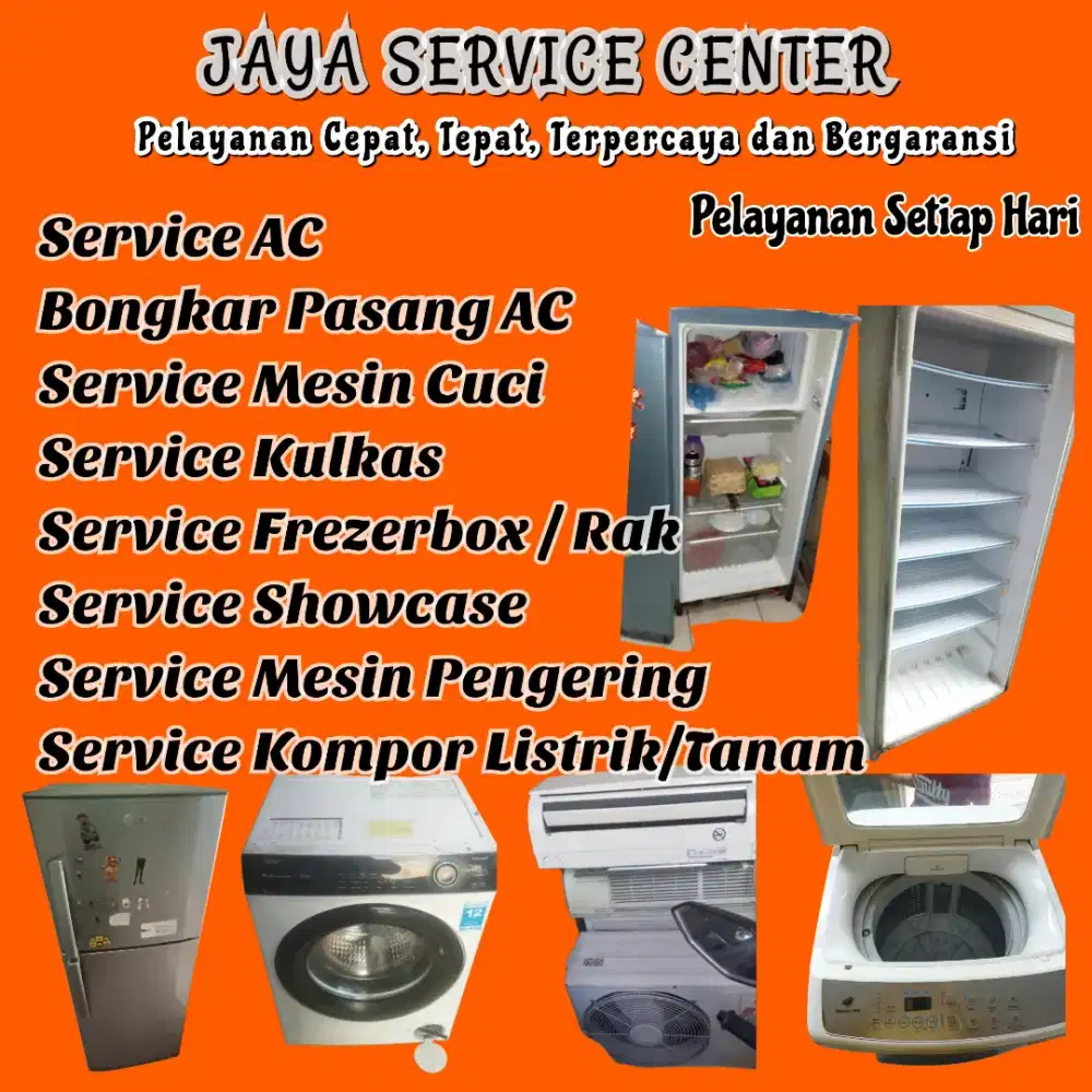 Service Kulkas Frezerbox Bongkar Pasang AC Servis Mesin Cuci AC Bulak