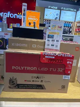 Polytron LED TV 32”inch Garansi Resmi by erafone