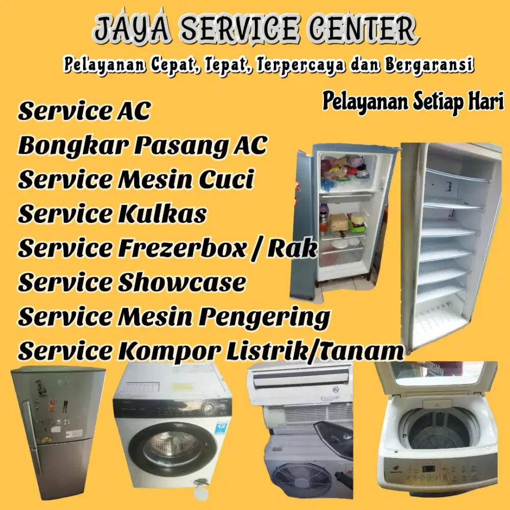 Service Mesin Cuci Kulkas Bongkar Pasang AC Servis AC Frezer Kenjeran