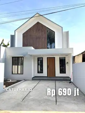 Dijual Rumah Siap Huni dengan Mezzanine di Caturharjo Sleman
