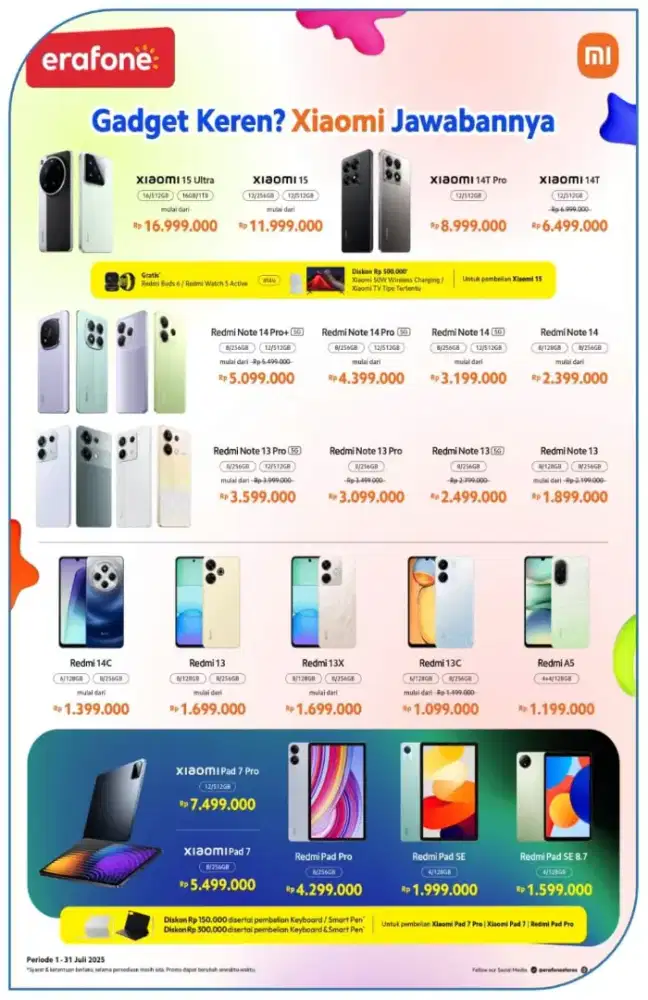 Promo Xiaomi/redmi murah