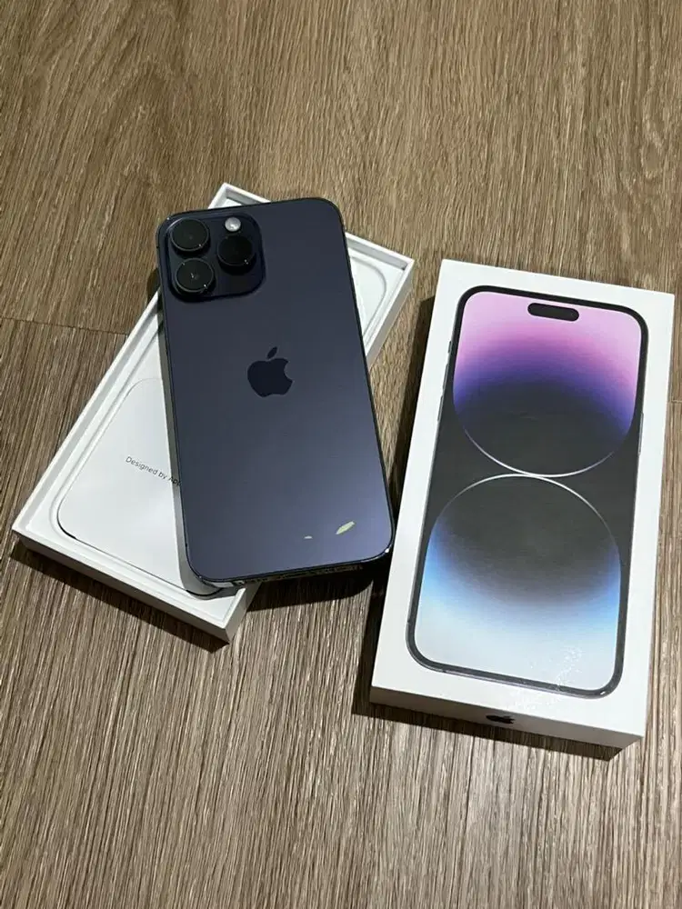 Iphone 14 pro max 256gb iBox deep purple bisa Tukar tambah