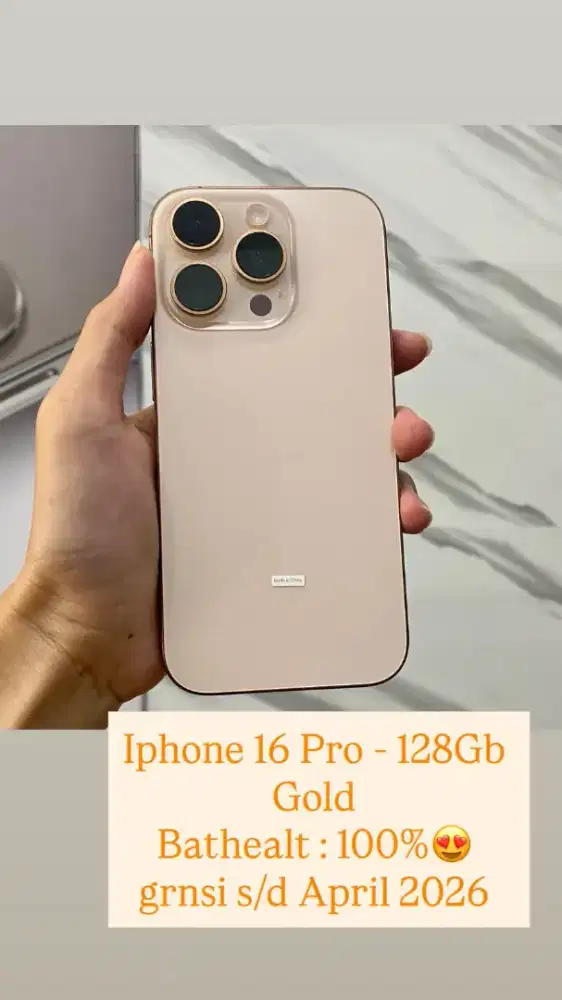 Iphone 16 pro 128gb dessert titanium ibox
